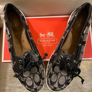 Coach Boat shoes 9.5 (New)
